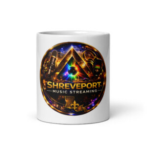 Port City Shreveport White glossy mug